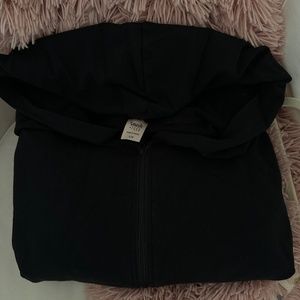 Smash and tess shorty Malibu hoodie romper black large